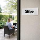 Office Signs – 1mm Rigid Plastic & Self-Adhesive Vinyl – Indoor/Outdoor
