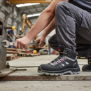 Premium High-Performance Safety Boot with Water-Repellent Leather and Lightweight Composite Toe for Comfort and Support