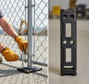Premium Heavy Duty Fence Feet for Stabilizing Temporary Panels, 14kg Durable Recycled Rubber with Dimensions 720mm x 190mm x 120mm