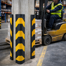 Rubber Corner Protectors – 800mm High – Heavy Duty Rubber – Industrial Use