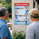 Accident Prevention Poster – 510mm x 760mm – Synthetic Paper – Indoor/Outdoor Use