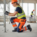 Premium Women's Hi-Vis Work Trousers with Holster Pockets - Water Repellent, CORDURA Reinforced Knees, and Comfortable Fit