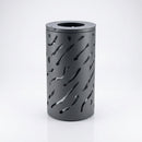 80-litre Steel Litter Bin with Plasma-Cut Body & Locking Lid (view 2)