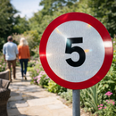 Reflective Traffic Sign – 600mm – Aluminium Composite – Outdoor Use