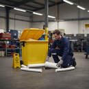 Premium Sustainable Oil Only 4 Wheeled Bin Spill Kit for Quick Response