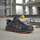 Premium High-Performance Safety Trainer with Slip-Resistant Outsole, Water-Repellent Microfiber, and Breathable Design for Comfort