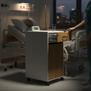 Premium Ergonomic Bedside Locker with Lockable Drawer and Adjustable Shelving for Enhanced Storage and Functionality