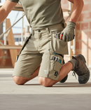Premium Ultimate Stretch Work Shorts with Holster Pockets - Lightweight and Water-Repellant for Maximum Mobility