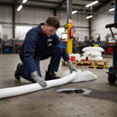 Professional Oil and Fuel Absorbent Land Booms - 12cm x 3m - Pack of 4