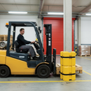 Premium Column Impact Protector for Warehouse Safety - Adjustable Design for Columns 200x200mm to 300x300mm
