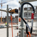 Premium Aluminium Tower Hook with Auto-Locking Gate and 20kN Breaking Load for Scaffold Attachment