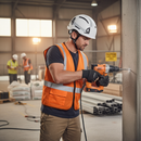 Premium DualSwitch Safety Helmet with Vented Design, Adjustable Chin Strap, and Interchangeable Front Panel for Enhanced Protection