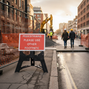 Premium Pedestrian Use Other Footpath Sign - 600x450mm with High Reflectivity and QuickFit Capability