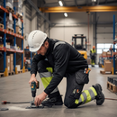 Premium High-Visibility Trousers with Stretch Panels and Holster Pockets for Enhanced Mobility in Demanding Environments