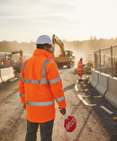 Professional High-Visibility Jacket with Quilted Lining and Heavy Duty Features for Enhanced Safety and Comfort