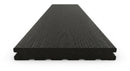 5.4m Solid Scalloped Grooved Composite Board, Ebony Finish (view 2)