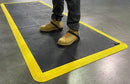 Interlocking Solid Top Static Dissipative Anti-Fatigue Matting