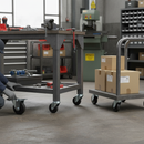 80mm Fixed Plate Heavy Duty Castor with Rubber Tyre