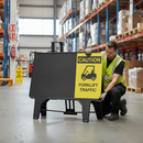 Premium Blank Sign Base 1050x750mm - Compact, Stackable Plastic Sign System for Custom Use