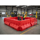 Premium 90 Degree Angle Water Filled Barrier for Construction Sites - High-Quality Professional Grade for Industrial and Commercial Applications