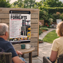 Forklift Inspection Poster – 420mm x 594mm – Synthetic Paper – Indoor & Outdoor