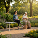 Premium Outdoor Mild Steel Bench - Durable, Comfortable Seat for Public Spaces with Galvanised Finish