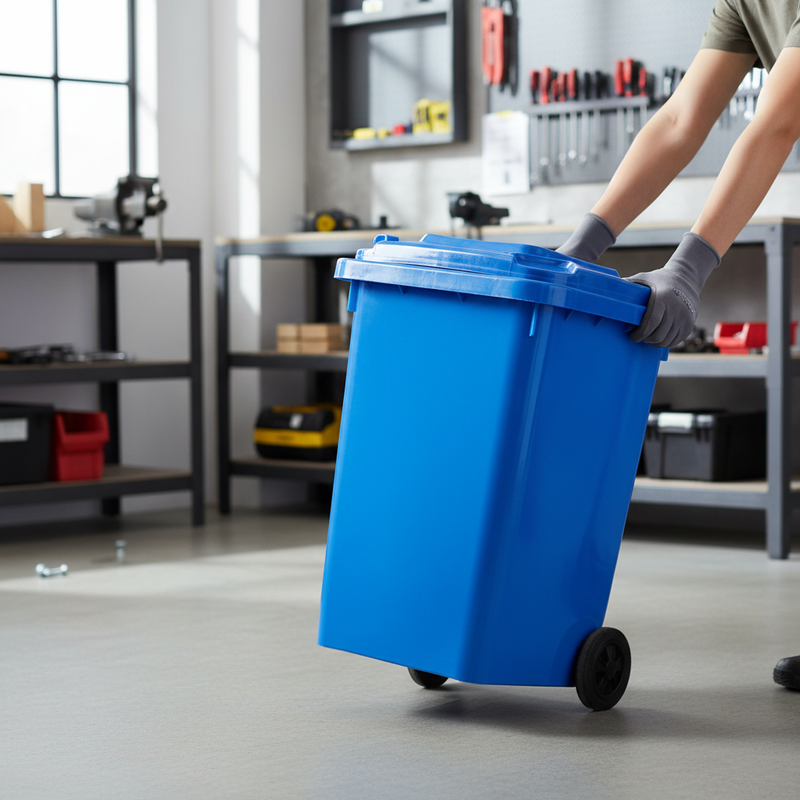 Heavy Duty Wheeled Waste Bin - Mobile Waste Management Solution