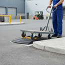 Heavy Duty Kerb Ramp End Section with Rounded Design for Enhanced Visibility and Safety