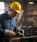 Premium Propionate Moulded Visor for Impact and Chemical Protection with Optical Clarity and Heat Resistance