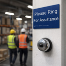 Braille Assistance Sign – 300mm x 150mm – 1.5mm PVC – Indoor Use