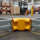 Premium Yellow Plastic 135-Degree Internal Corner Section for High-Visibility Barrier Applications