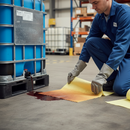 High-Performance Chemical Spill Absorbent Roll - Yellow