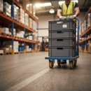 160mm Diameter High-Performance Polyurethane Tyred Wheel with Aluminium Centre