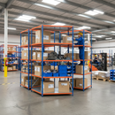 Heavy Duty Industrial Shelving - 2440mm High - 200kg Capacity - Steel Construction