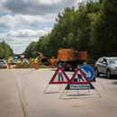 Professional Roll Up Tree Cutting Sign Package with Essential Road Safety Features for Arborists