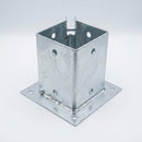 Bolt Down Fencing Support - Galvanised Steel (view 2)