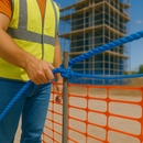 10mm Blue Polypropylene Draw Cord Rope 500m – Strong 3-Strand Twisted Cable Pulling Rope on Wooden Drum for Telecoms, Industrial, Agricultural & More