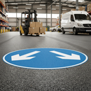 Professional Preformed Thermoplastic Road Marking for Dual Lane Directional Guidance in Traffic Management