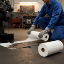 Premium Double Weight Hydraulic Oil and Fuel Absorbent Rolls 48cm x 40M - Pack of 2