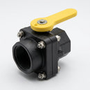 2in Female Thread Bolted Ball Valve – 7 Bar Stubby (view 2)