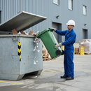Premium 120 Litre Wheelie Bin - Durable Polyethylene Construction with 2 Wheels for Easy Maneuverability