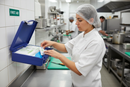 Premium Catering First Aid Kit in Compact Blue Case with Essential Supplies for Kitchen Safety
