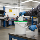 Premium Hand & Surface Wipes Tub - 150 Biocide-Active Cleaning Wipes for Safe Surface Sanitization