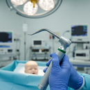 High-Performance Battery Handle for Laryngoscope - Compatible with AA Batteries, Solid Metal Construction and Hygienic Grip