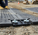 Heavy Duty Ground Protection Mat Connectors - 2-Way, Compatible with Heavy Duty Mats, Easy to Install with Standard Bolts and Washers