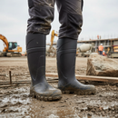 Premium Full Safety Non-Metallic Wellingtons with Excellent Grip, Waterproof Design, and Thermal Insulation for Enhanced Comfort