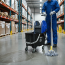 Premium Combination Mop Bucket with 25 Litre Capacity and 3 Castors for Efficient Cleaning