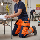 Premium Women's Hi-Vis Softshell Trousers with Holster Pockets - Waterproof, Windproof, Breathable, and Durable