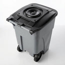 Grey Wheeled Waste Bin – 190 Litre Capacity with Heavy-Duty Casters (view 2)