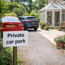 Private Car Park Signs – 1mm Rigid Plastic – Indoor/Outdoor Use
